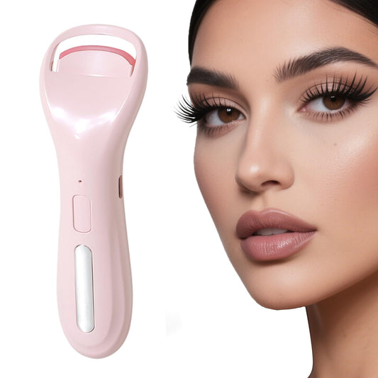 Heated Eyelash Curlers Rechargeable Electric Eyelash Curler with Dual-Arc Design & 3 Adjustable Temperature