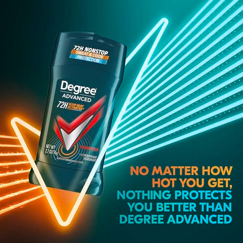 Degree Men Nonstop Antiperspirant Deodorant Fresh 2.7 oz (Pack of 2) - 72-Hour Sweat Protection