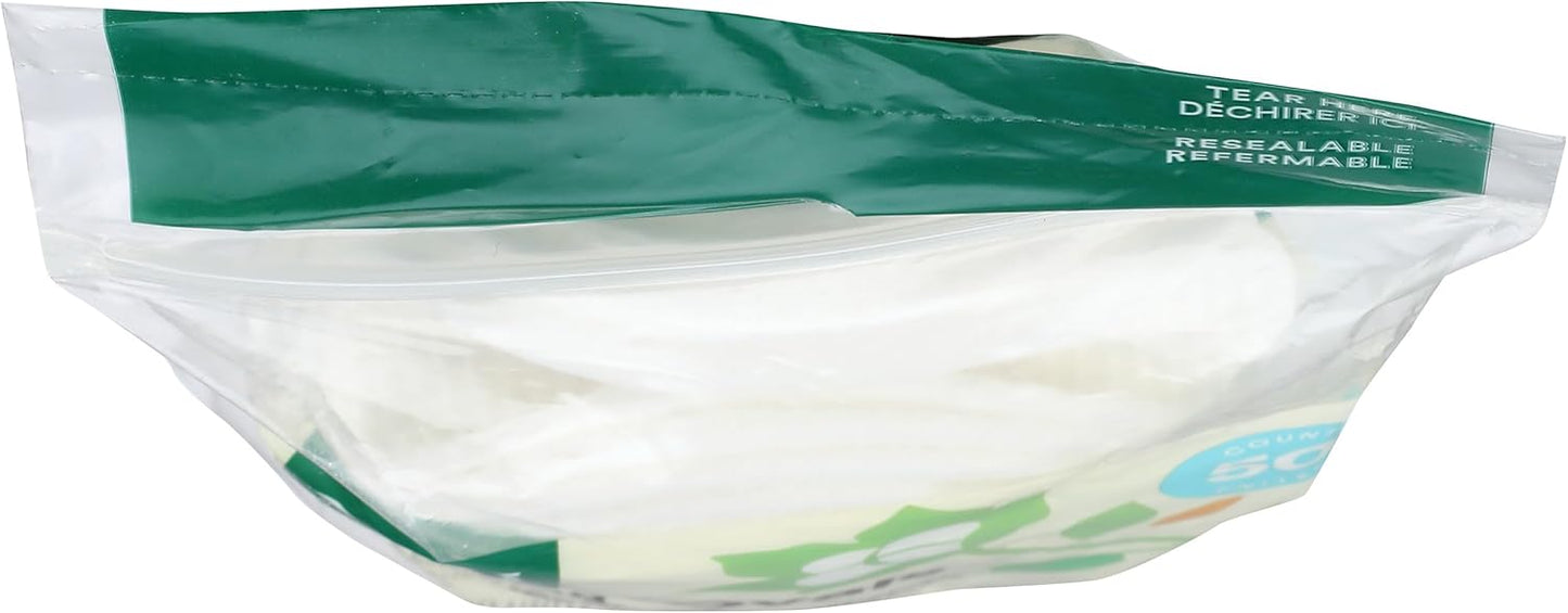 Organic Cotton Exfoliating Ovals - 50 Count for Gentle Skin Care