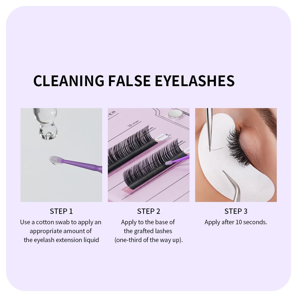ANNAFRIS Lash Primer for Eyelash Extensions, Increase Adhesive Bonding Power Retention,Removes Oils and Proteins (10ml)