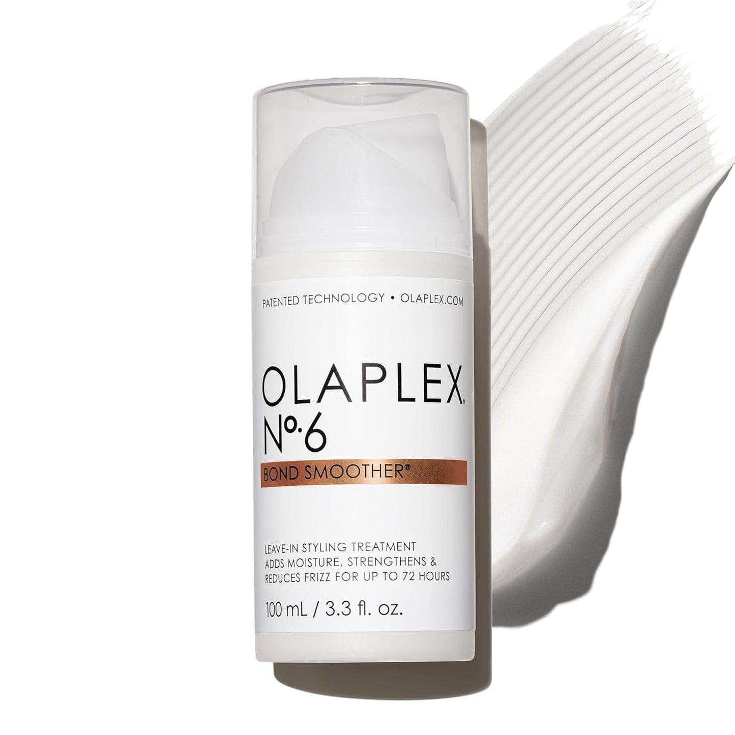 Olaplex Nº. 6 Bond Smoother Leave-In Treatment | 72-Hour Frizz Control & Strengthening Cream, 100 mL