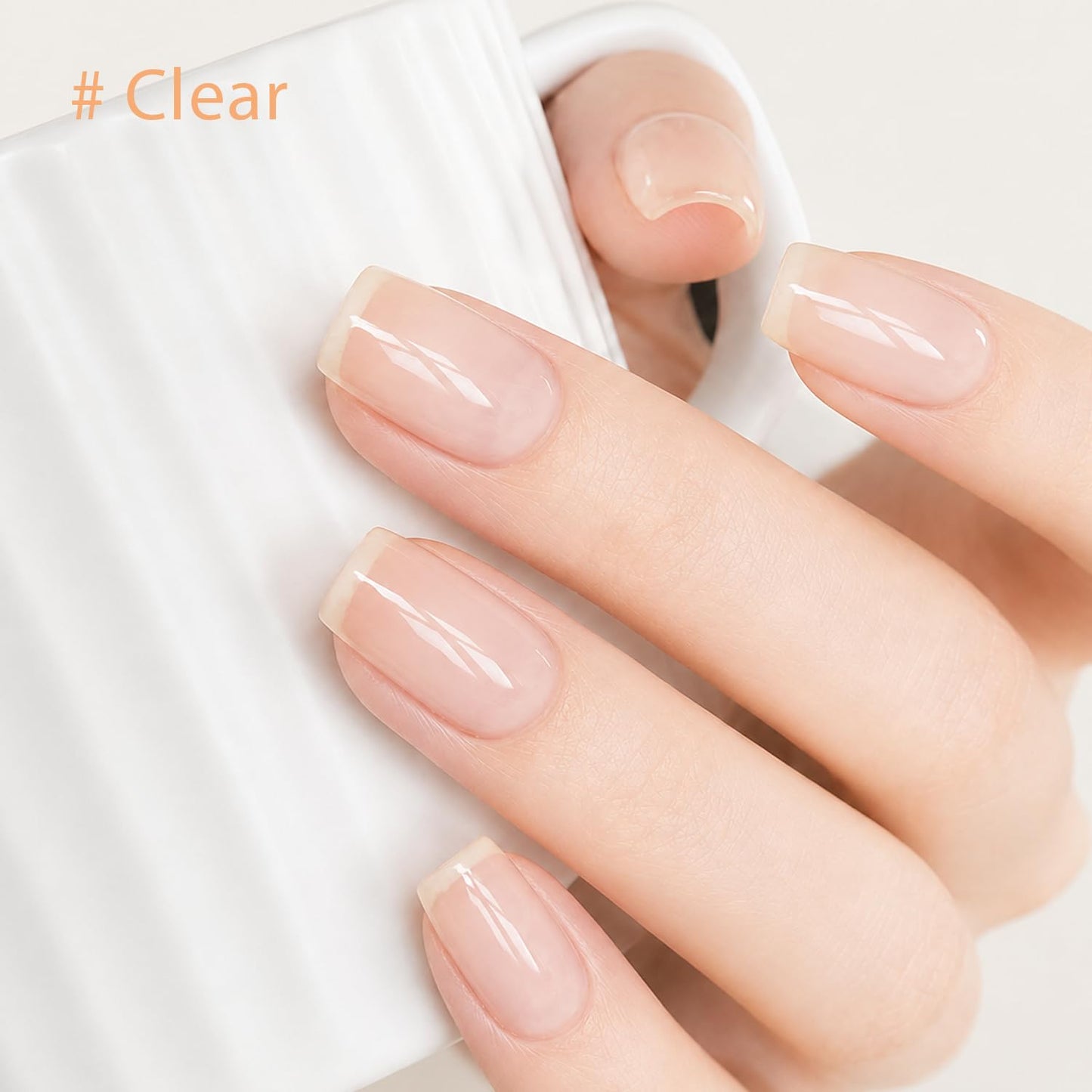 Modelones Nail Strengthener & Growth | Extra Strong Clear Nail Polish for Damaged Nails - 15ml