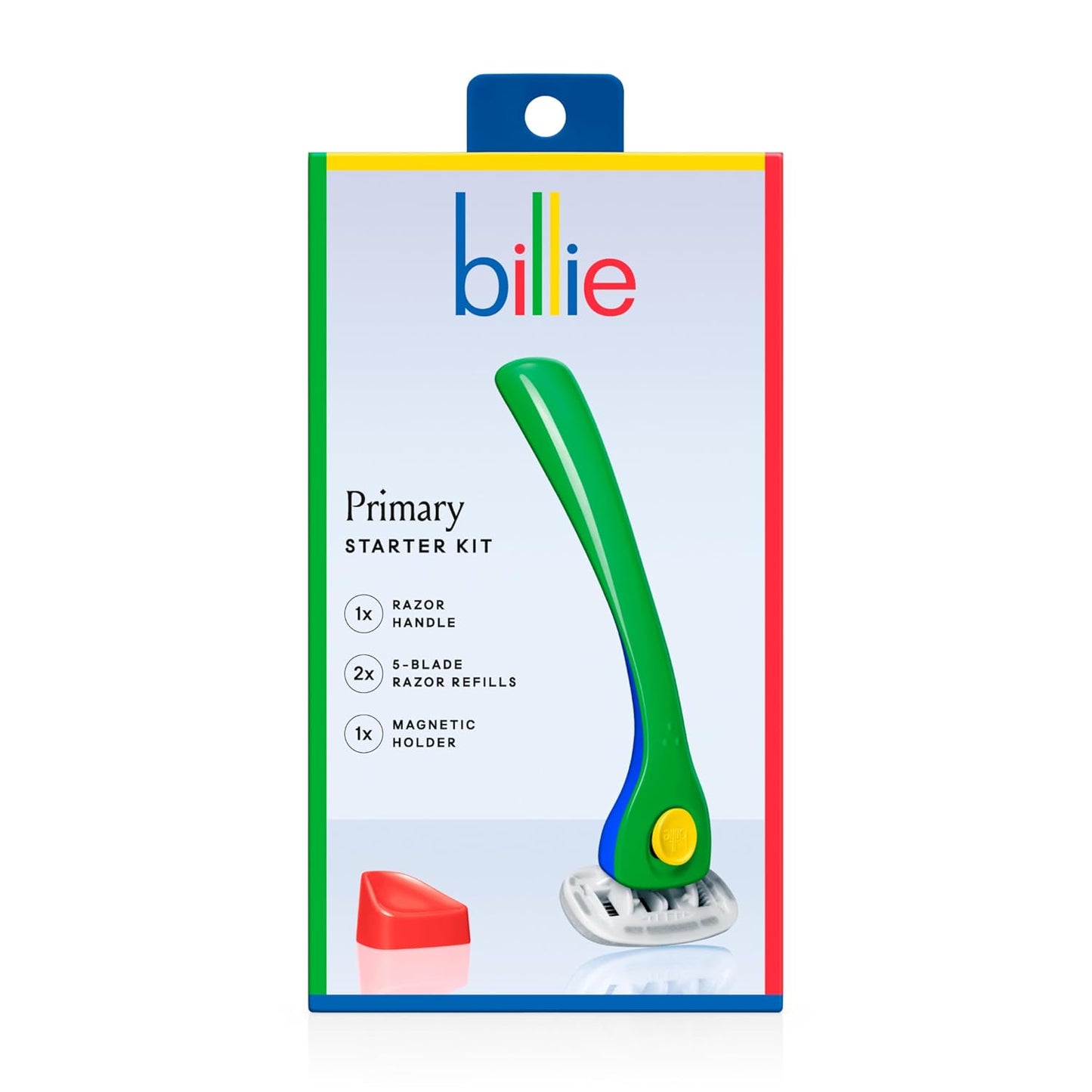 Billie Women's Razor Shave Kit - 5-Blade Razor + 2 Refills + Magnetic Holder | Sunburst Color
