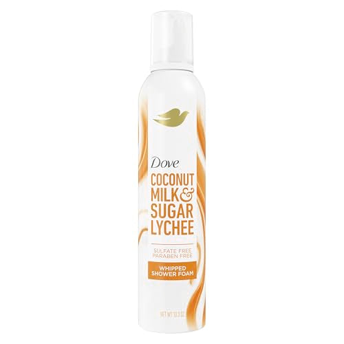 Dove Whipped Shower Foam Coconut & Lychee Fragranced 10.3 OZ - Pack of 1