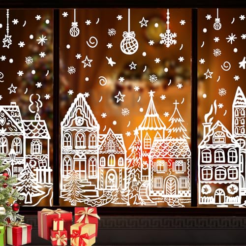 Large Christmas Window Stickers - DIYDEC Double-Sided Clings