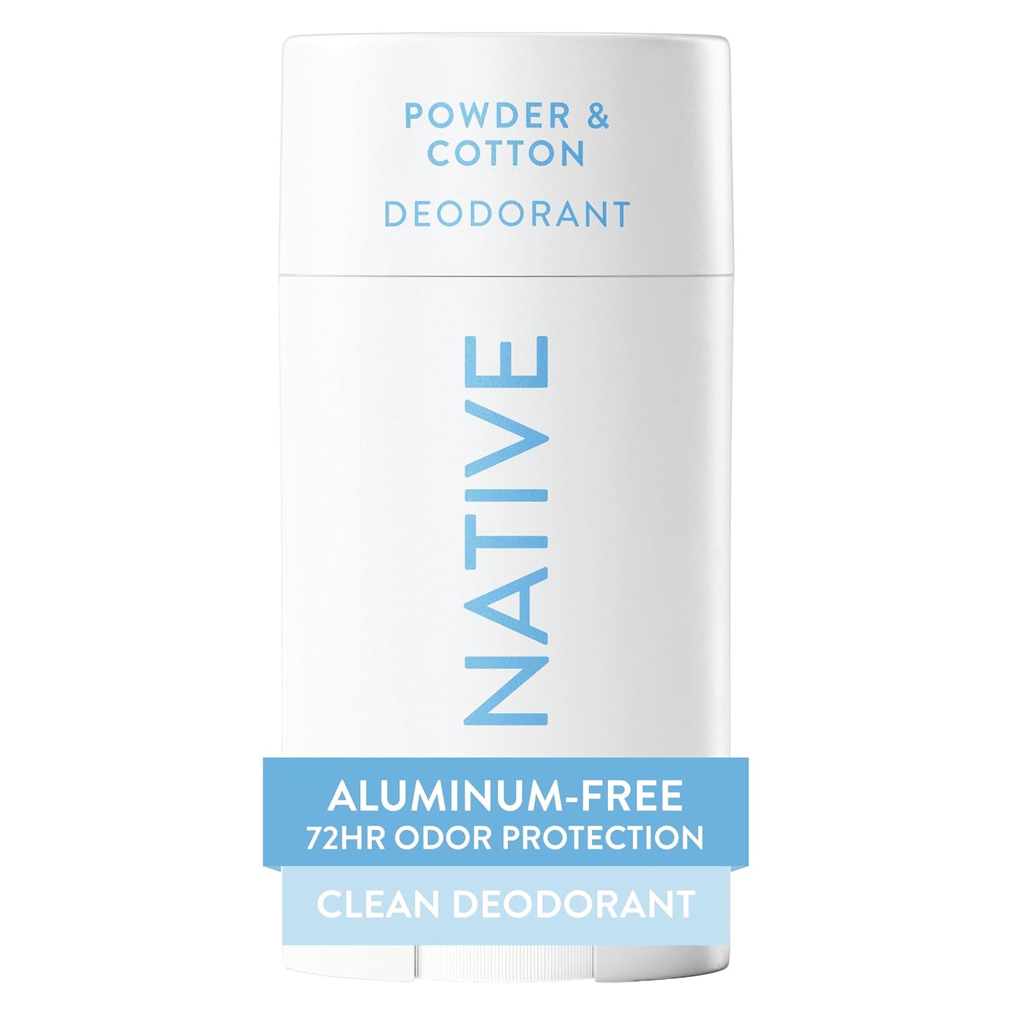 Native Deodorant - Aluminum-Free Lavender & Rose | 72-Hour Odor Control for Men & Women, 2.65oz