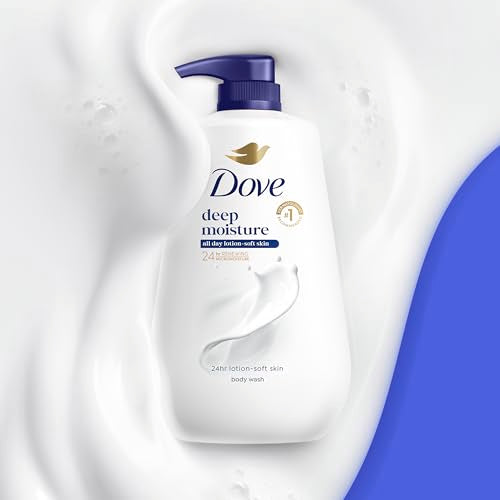 Dove Deep Moisture Body Wash 30.6 oz - Hydrating & Sulfate-Free