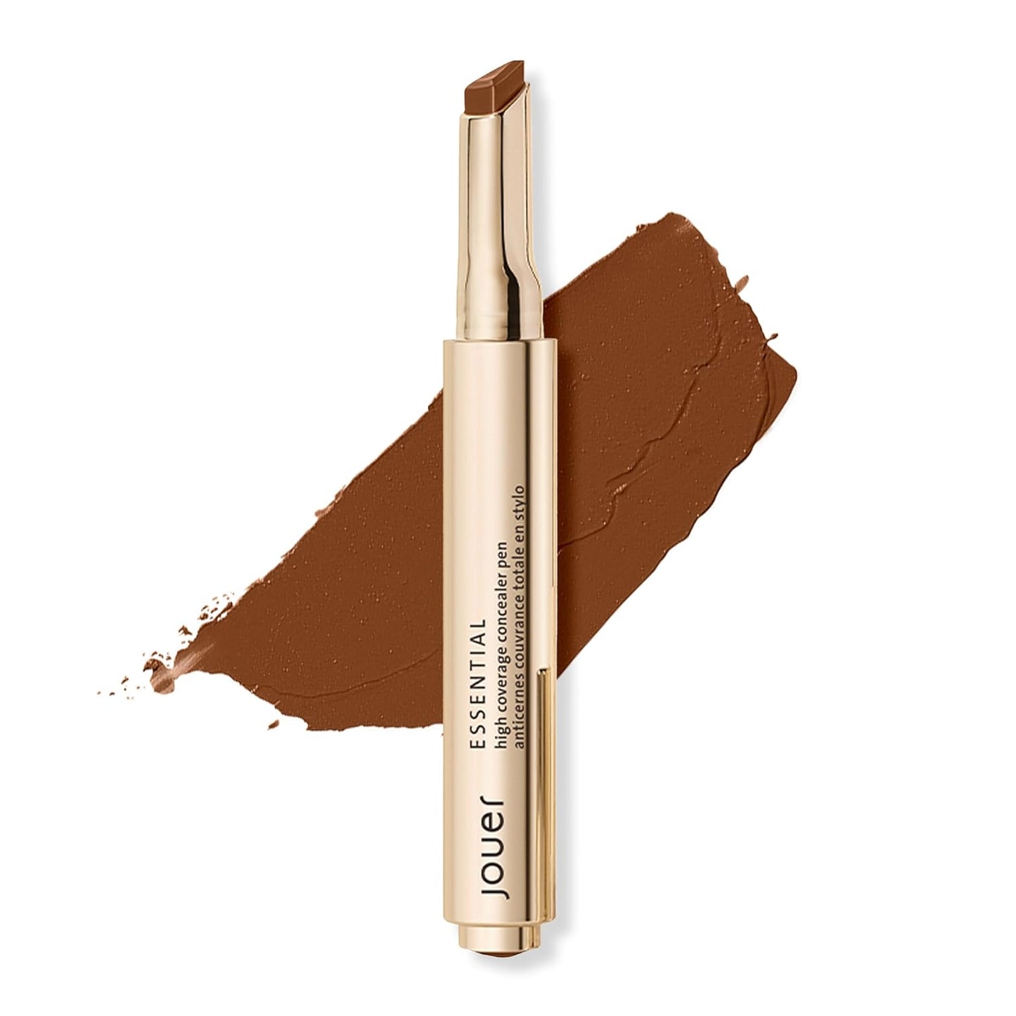 Jouer Essential High Coverage Concealer Pen - Brightening Under Eye Concealer for Dark Circles | Hyaluronic Acid & Vitamin E