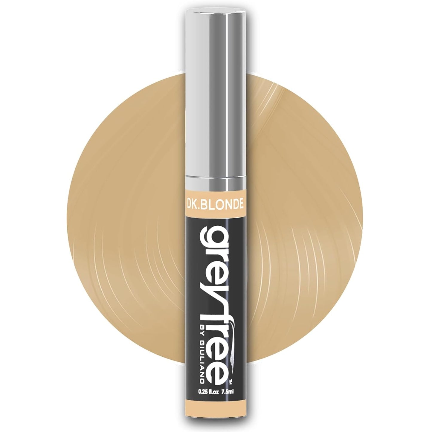 Hair Mascara Root Touch-Up for Gray Hair - Precision Concealer for Brows & Beard | Ash Brown