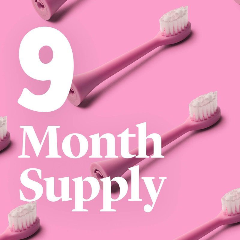 Made by Dentists PRO‑X Sonic Electric Toothbrush for Adults – Dentist‑Designed Whitening Rechargeable Toothbrush, 9 x More Plaque Removal, 70 Day Battery, 3 Modes, Travel Case & Extra Heads, Pink