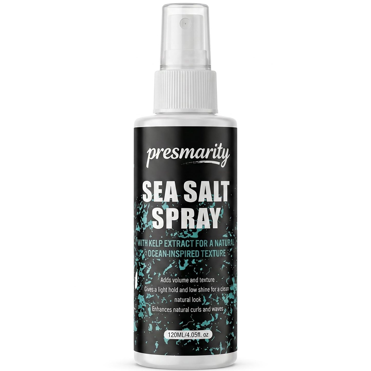 presmarity Sea Salt Spray for Hair – Texture, Volume & Natural Hold, for Fine, Flat & Straight Hair, Lightweight Formula, Creates Natural Beach Waves, 4.05 fl oz