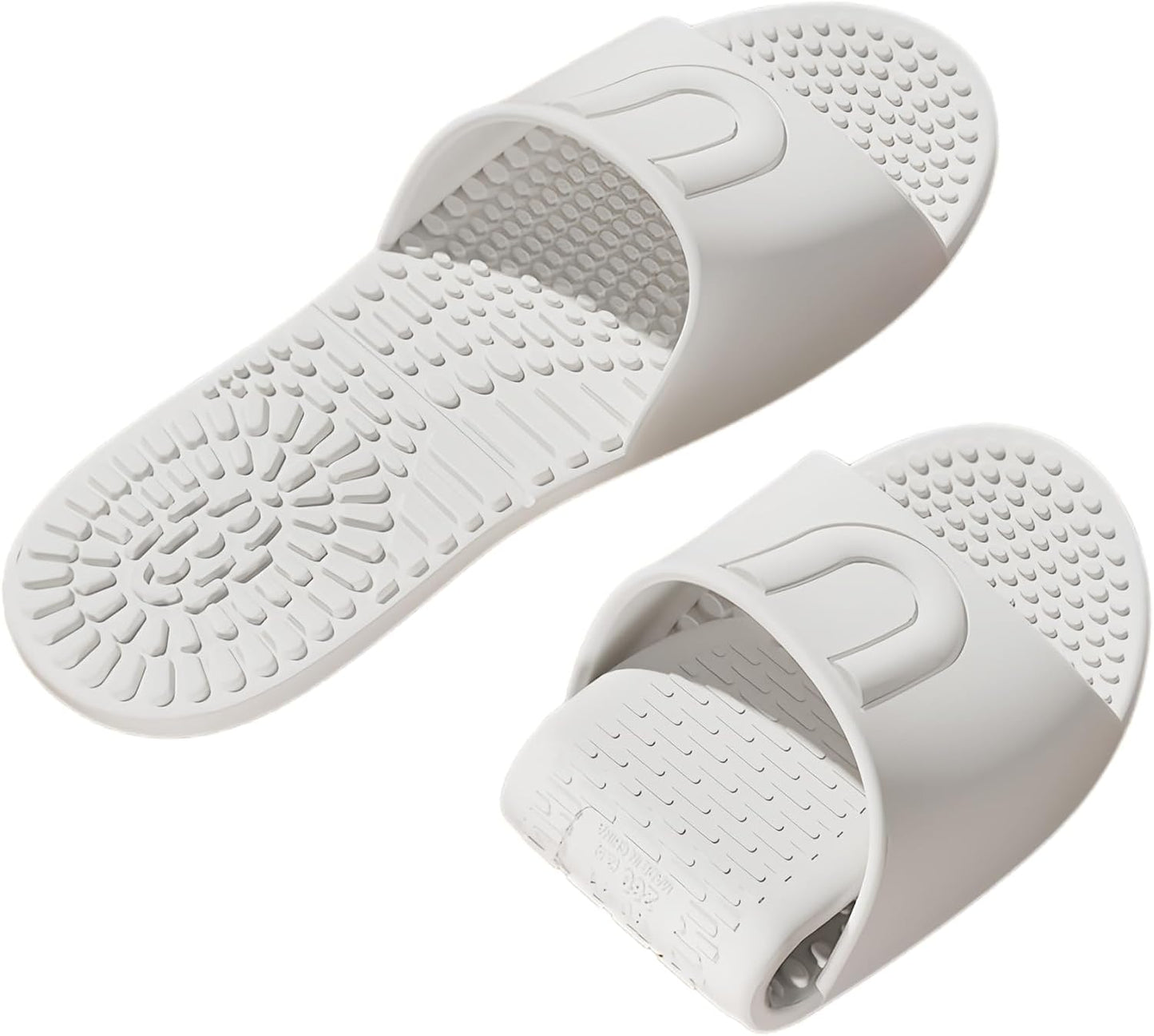 Travel Shower Shoes - Foldable Non-Slip Slippers for Unisex | Lightweight EVA Quick-Drying Water-Resistant Slides