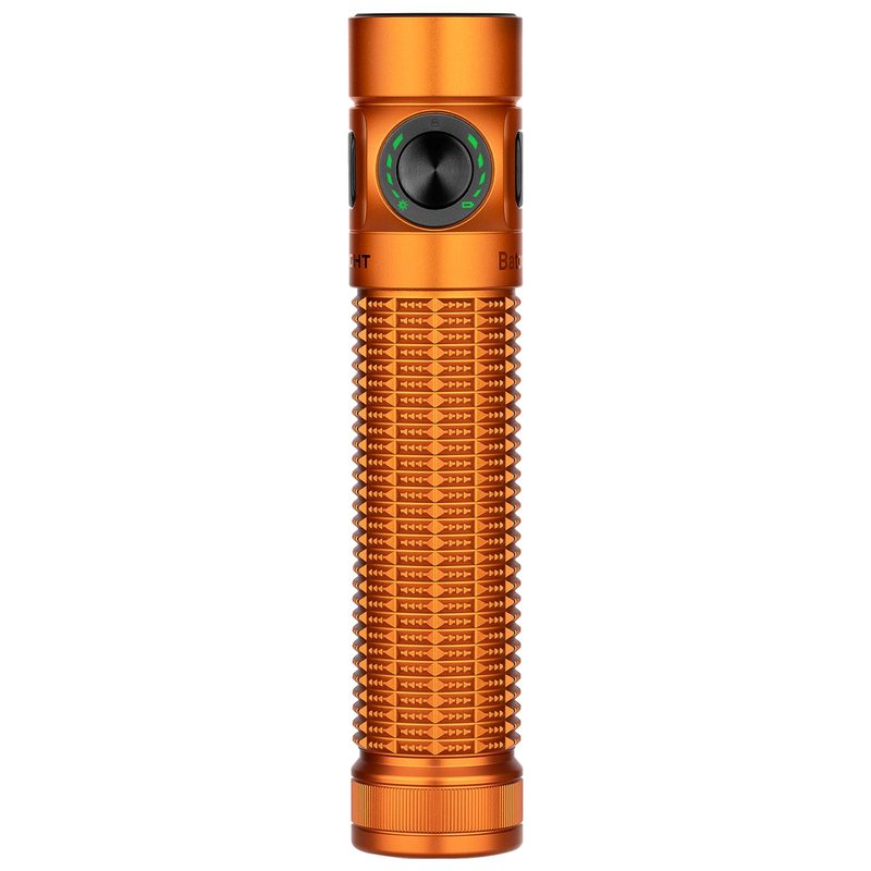 OLIGHT Baton4 Pro EDC Flashlight Rechargeable, 1600 Lumens Small Pocket LED Light with Tactical Switch and Magnetic & USB C Dual Charging, IPX8 for Home Use, Camping, Outdoor and Emergency (Orange)
