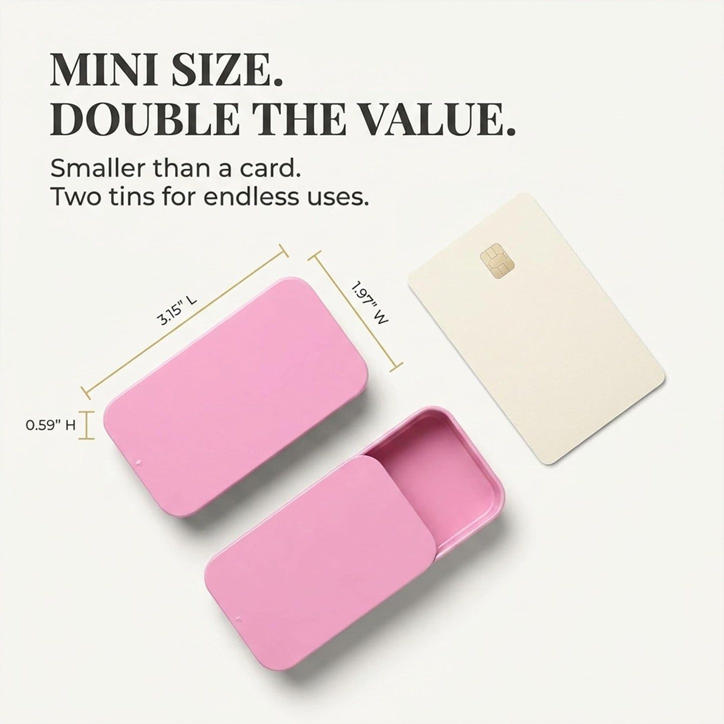 LIGHUFEIC 2Pack Dental Floss Portable Case,Dental Floss Dispenser,Convenient Refillable Glide Travel Adult Floss Box for Travel, Dates,Dinners and Hotels(Pink)