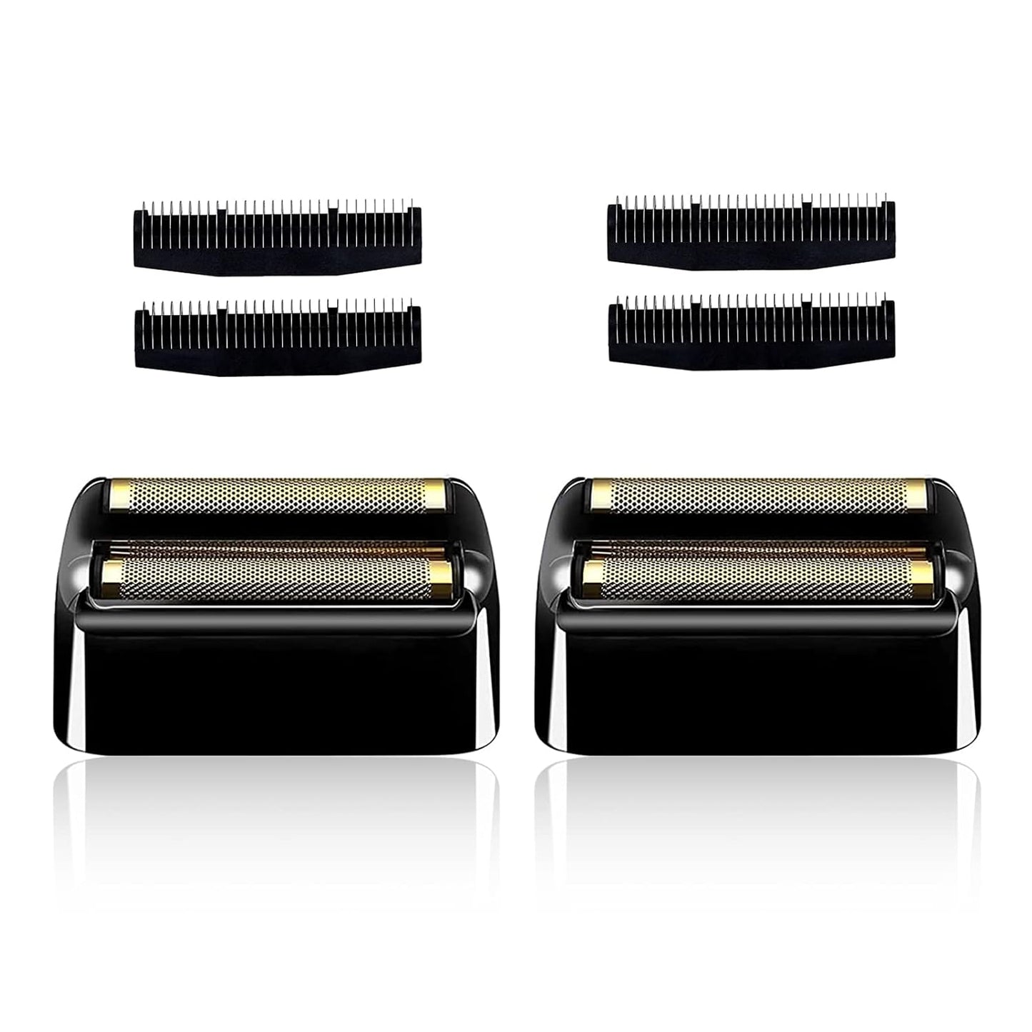 BaBylissPRO Shaver Replacement Foil & Cutters - 2PC Silver Compatible with Double FXFS2