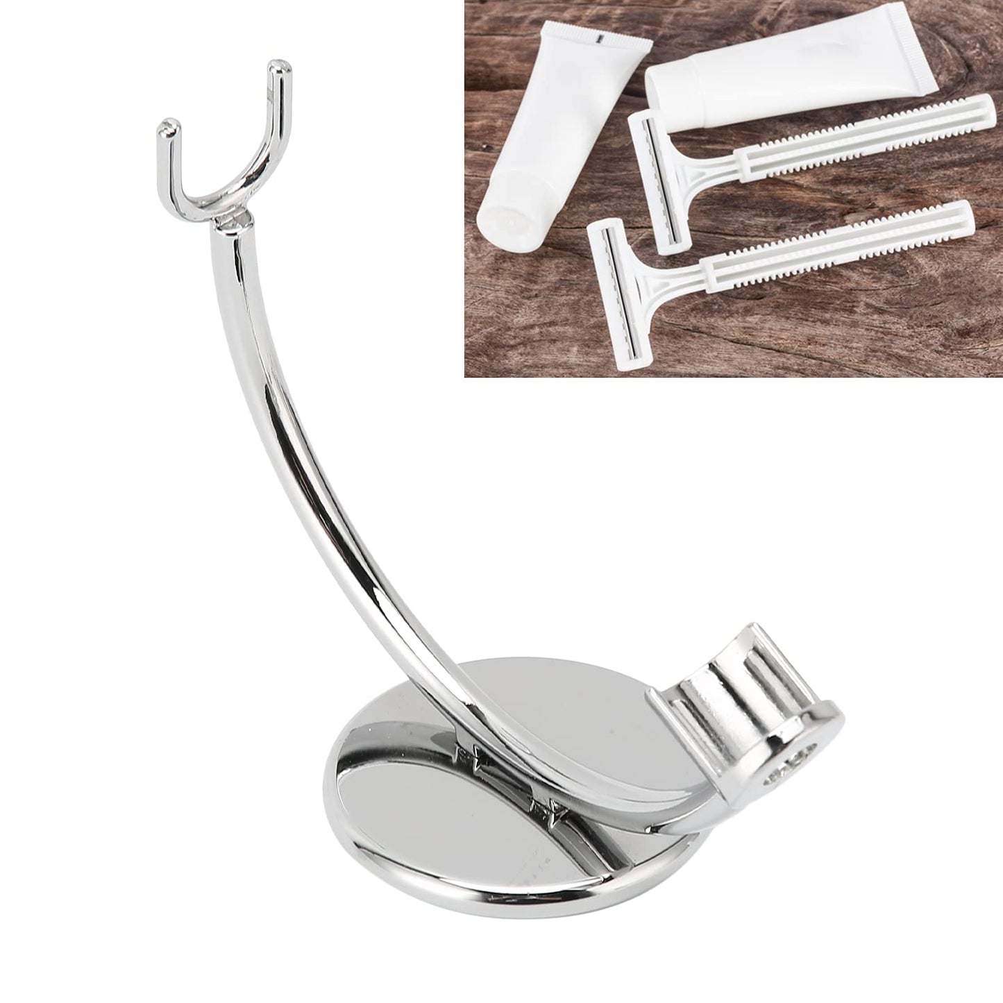 Dioche Shaver Stand – Durable Shaving Brush Holder with Exquisite Design, Safety Support for All Grooming Needs