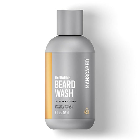 Hydrating Beard Wash - Daily Facial Hair Cleanser with Ceramides & Avocado Oil | Gentle Exfoliating Wash, 6 fl. oz.