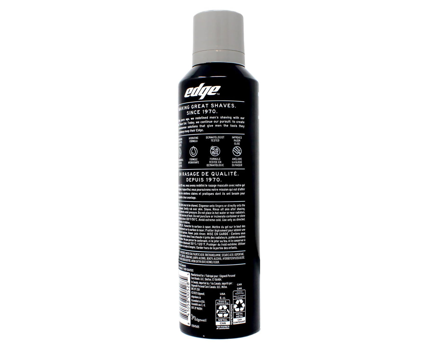 Edge Shave Gel, Fragrance Free, Ultra Sensitive 7 oz (Pack of 8)