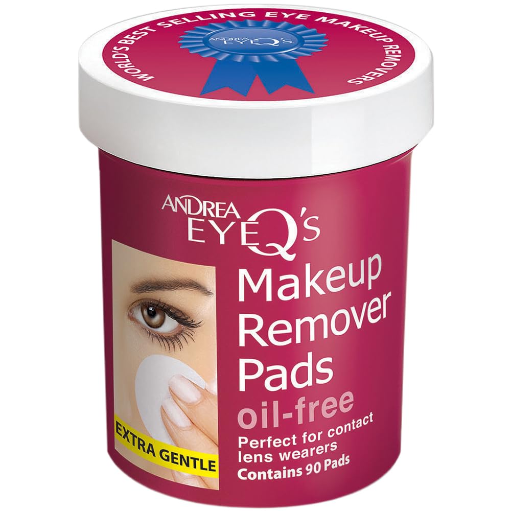 Andrea Eye Q's Eye Makeup Remover Pads, 65 Count