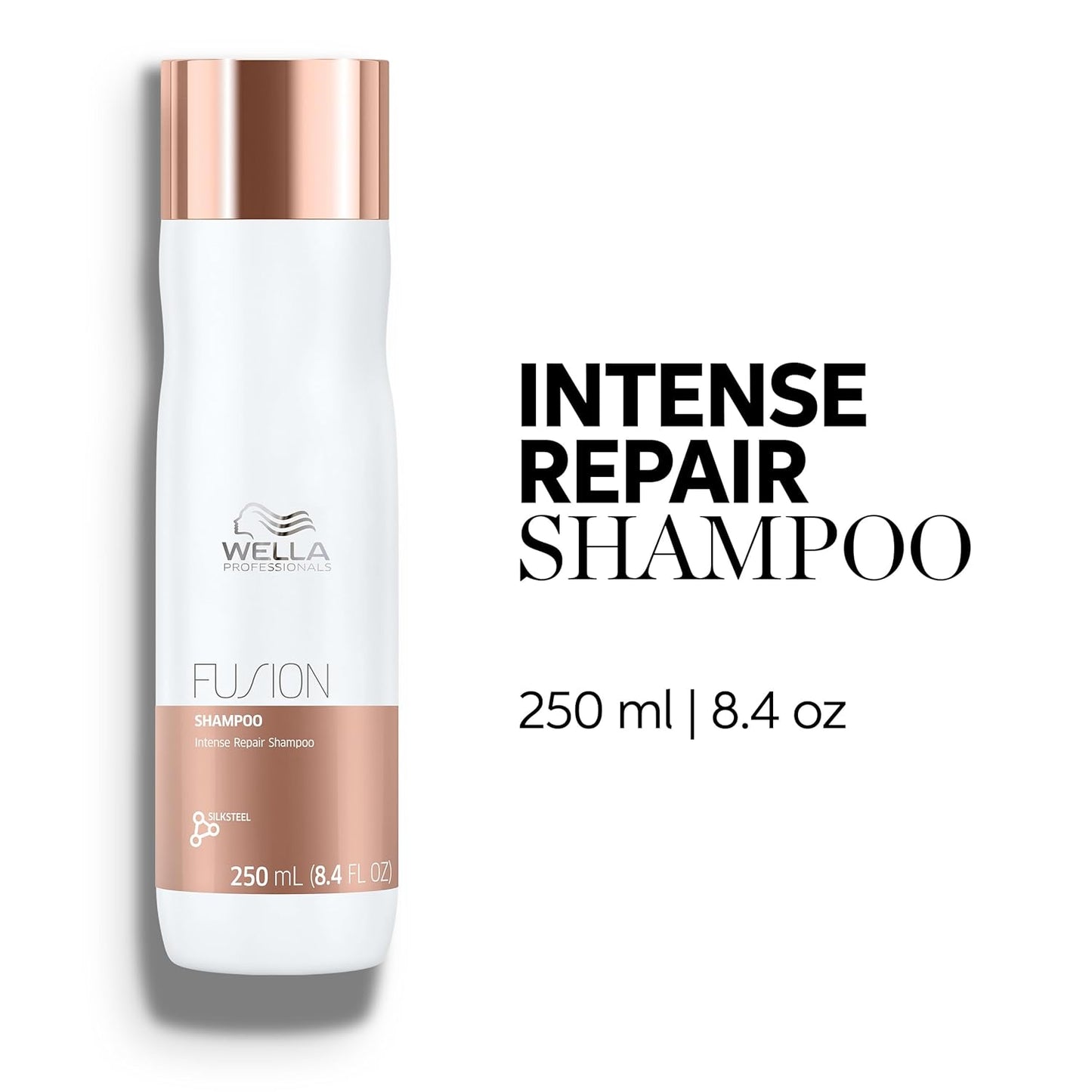 Wella Professionals Fusion Intense Repair Shampoo - Nourishing Formula for Damaged Hair | Anti-Breakage Treatment