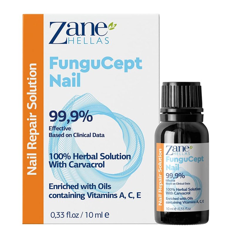 FunguCept Nail Solution - Treat Discolored, Thickened Nails | 0.33 oz (10ml)
