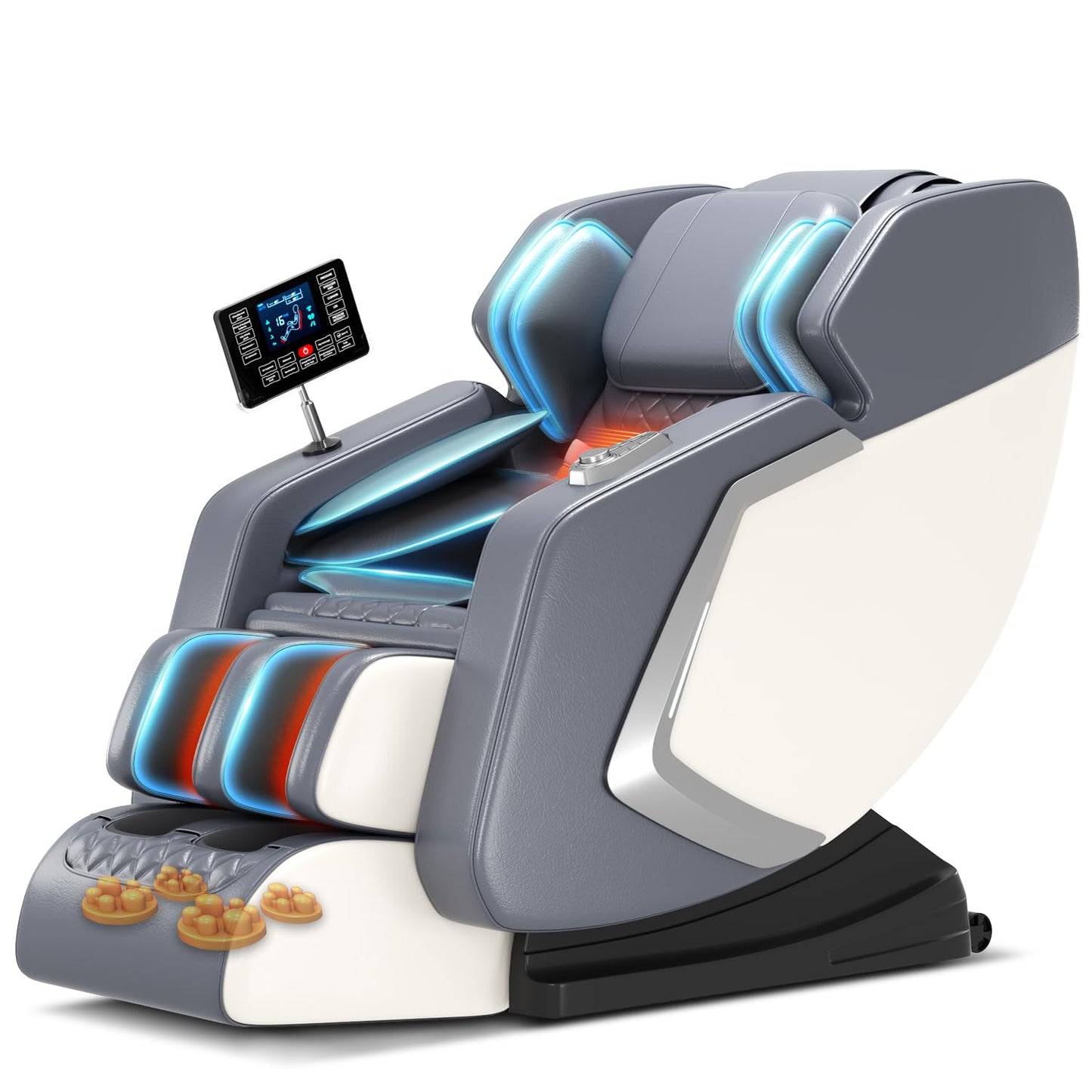 DOVRYTHEN Full Body Massage Chair Zero Gravity Recliner, 8 Fixed Rollers with Heating Function & Auto Mode for Home Use