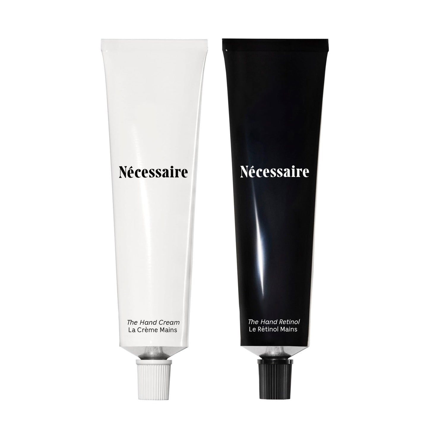 Nécessaire The Hand Duo – The Hand Cream + The Hand Retinol Treatment Gift Set for Dry Hands – Daily Moisture + Nighttime Repair with Ceramides, Peptides & Retinol – 2 x 2.2 oz