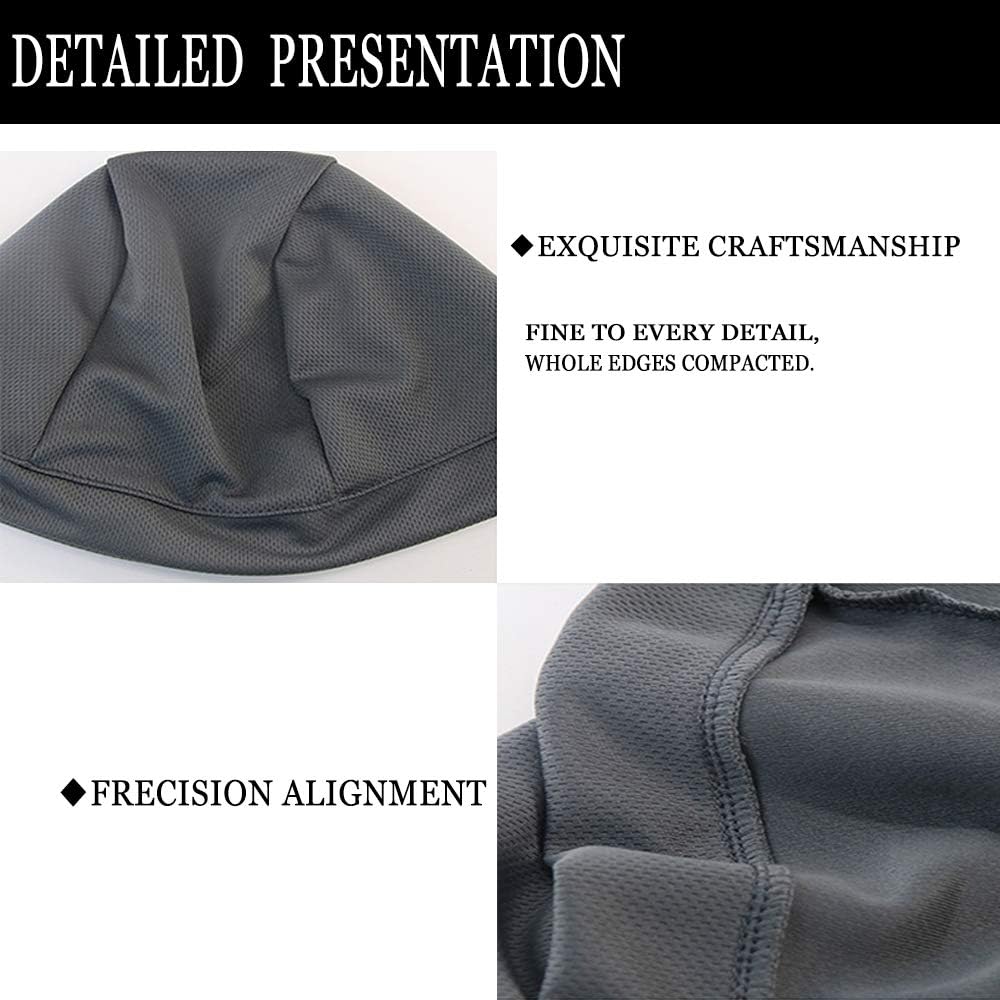 Cooling Skull Cap - 3 Pack Sweat-Wicking Helmet Liner for Cycling & Running | Unisex