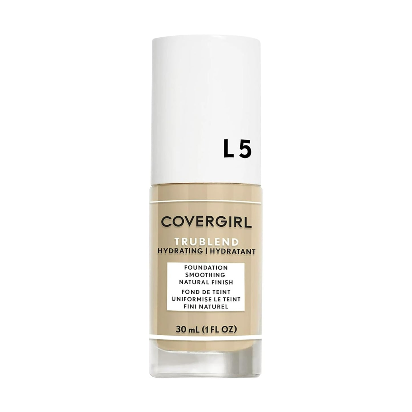 COVERGIRL Trublend Liquid Foundation - Creamy Natural, 1 Oz | Flawless Finish & Lightweight Coverage