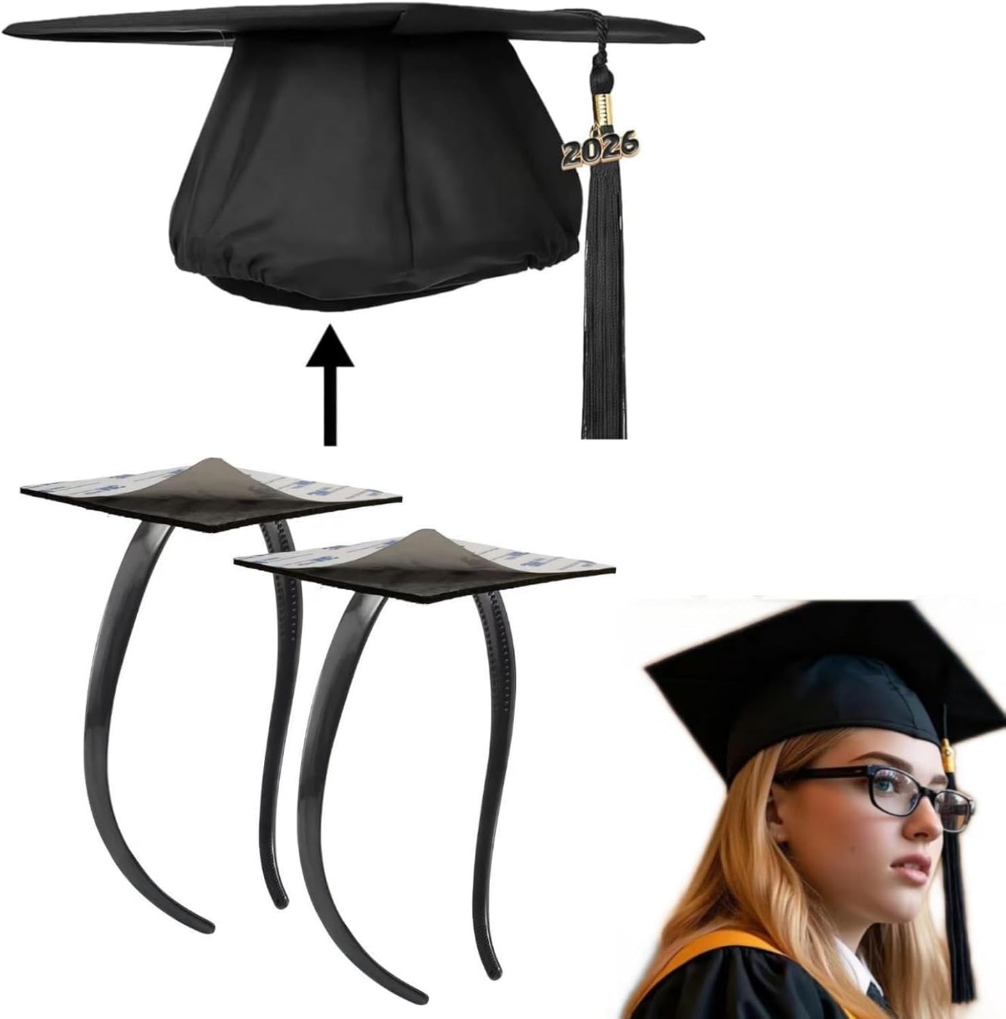 Graduation Cap Headband - Stylish Accessory for Glasses Wearers | Perfect for Graduates