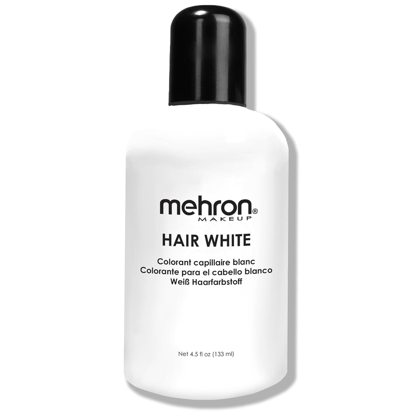 Mehron Makeup Hair White & Silver Color | 4.5 oz Professional Hair Paint