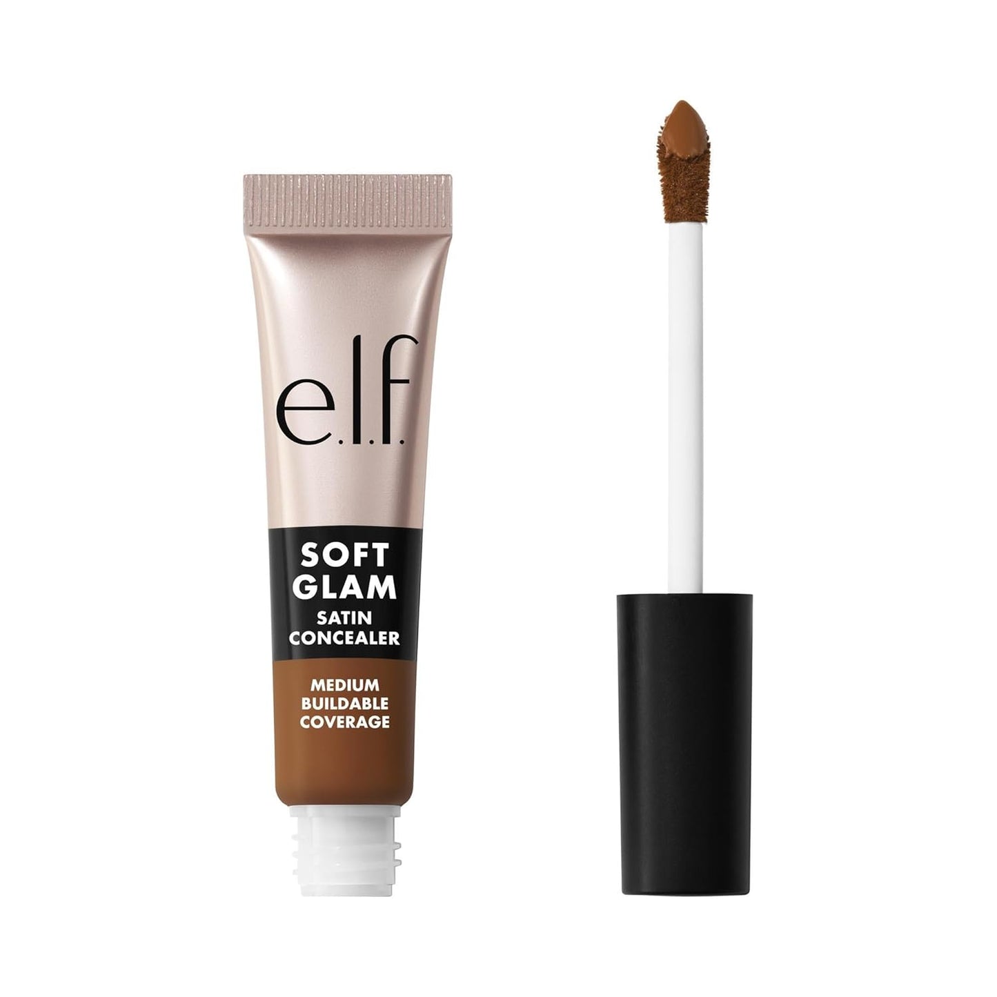 e.l.f. Soft Glam Satin Concealer - Medium Coverage, Crease-Resistant, Long-Lasting | 13 Fair Neutral
