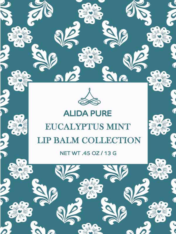 Eucalyptus Mint Lip Balm Collection - Vegan & Moisturizing (3 Tubes)