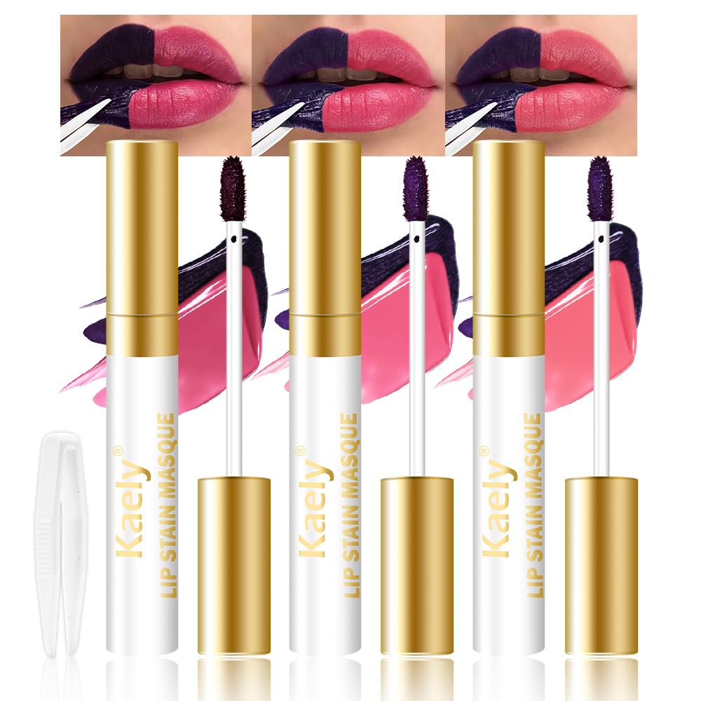 Toffee Rose Lip Stain Peel Off Masque - Long Lasting Waterproof Lip Tint | Matte Finish, Vegan, 02