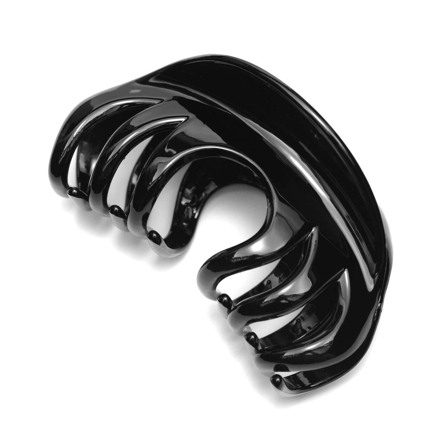 Youxuan 4 Inch Hair Claw Clip for Thick Hair - Stylish Black Grip Accessory