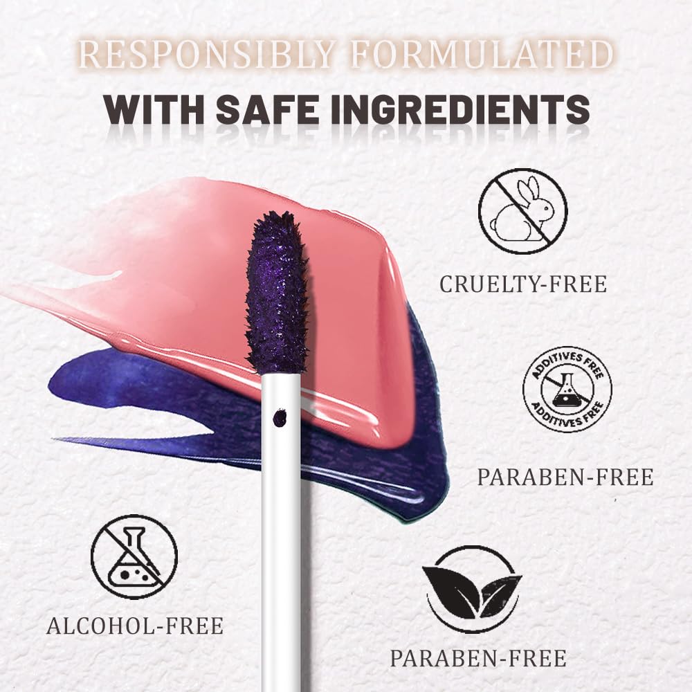 Warm Rose Lip Stain Peel Off Masque - Long Lasting Waterproof Smudge Proof Lip Tint | Vegan & Cruelty-Free
