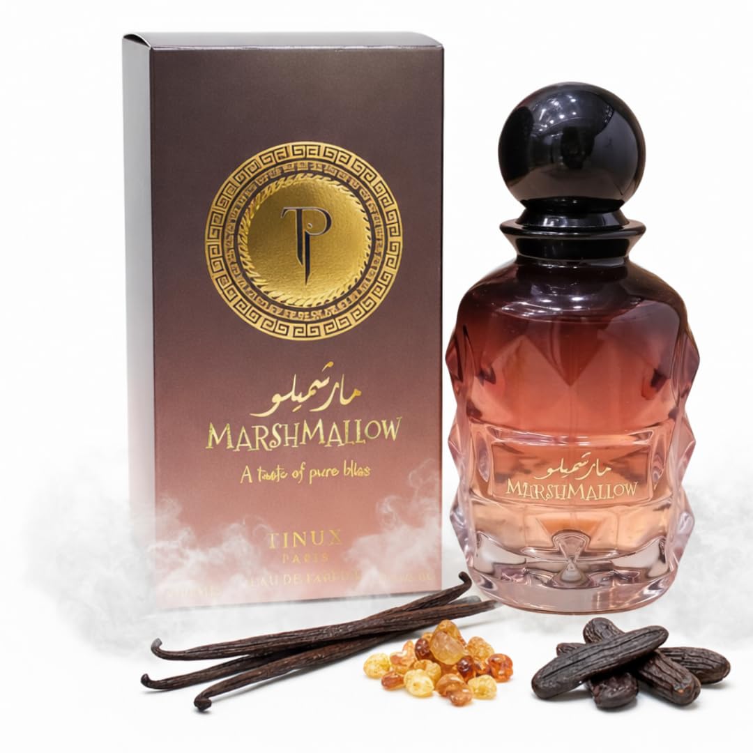Pink Marshmallow Blush Perfume for Women - Long-Lasting Eau de Parfum 100ML | Sweet Arabian Vanilla Strawberry Scent