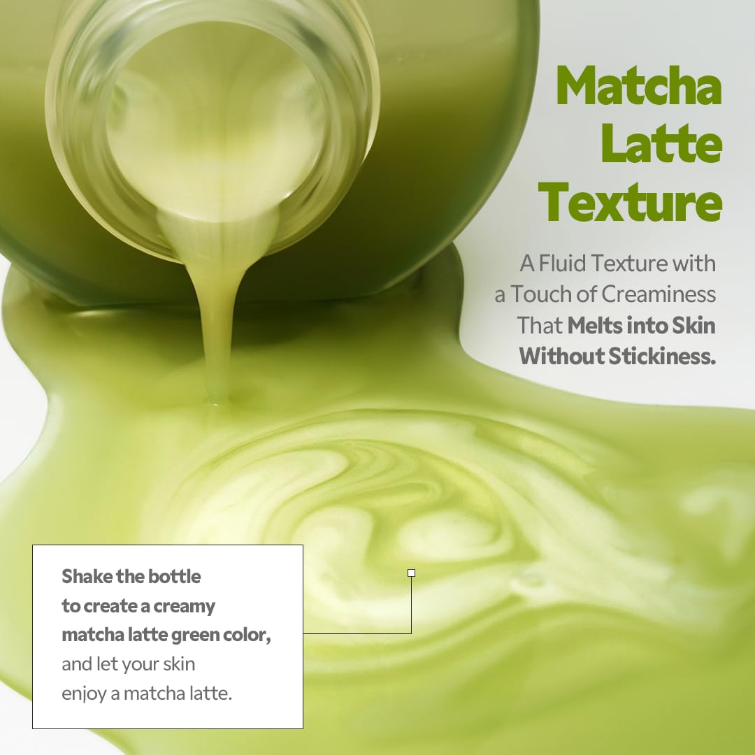 Matcha Dual PDRN Serum - Red Skin Relief & Glass Skin Glow | 20,000ppm Vegan Matcha, 5% Niacinamide, Hydrating Korean Face Serum for Sensitive & Acne-Prone Skin