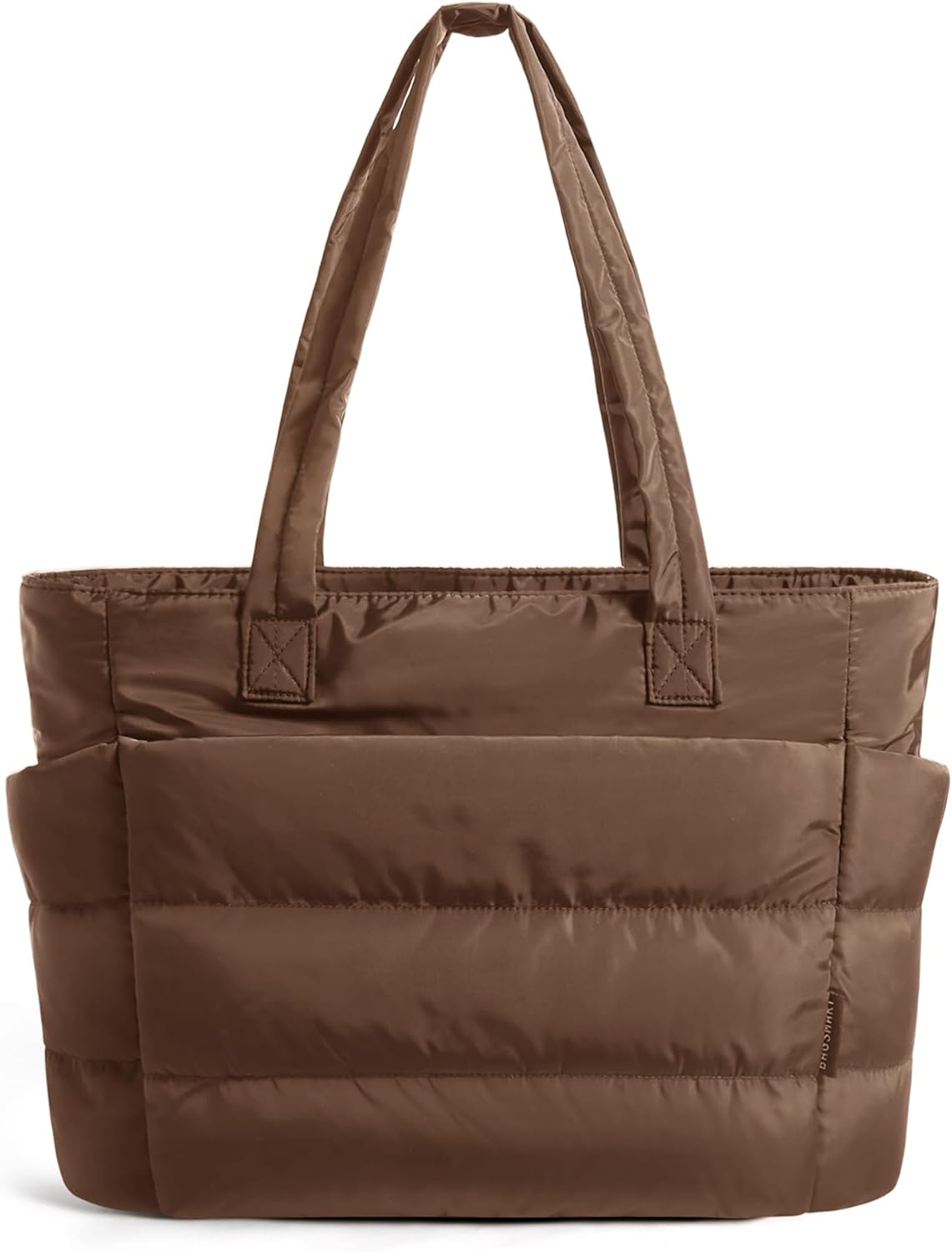 BAGSMART Tote Bag for Women - Lightweight Puffy Shoulder Bag with Compartments for Travel & Gym | Versatile Design