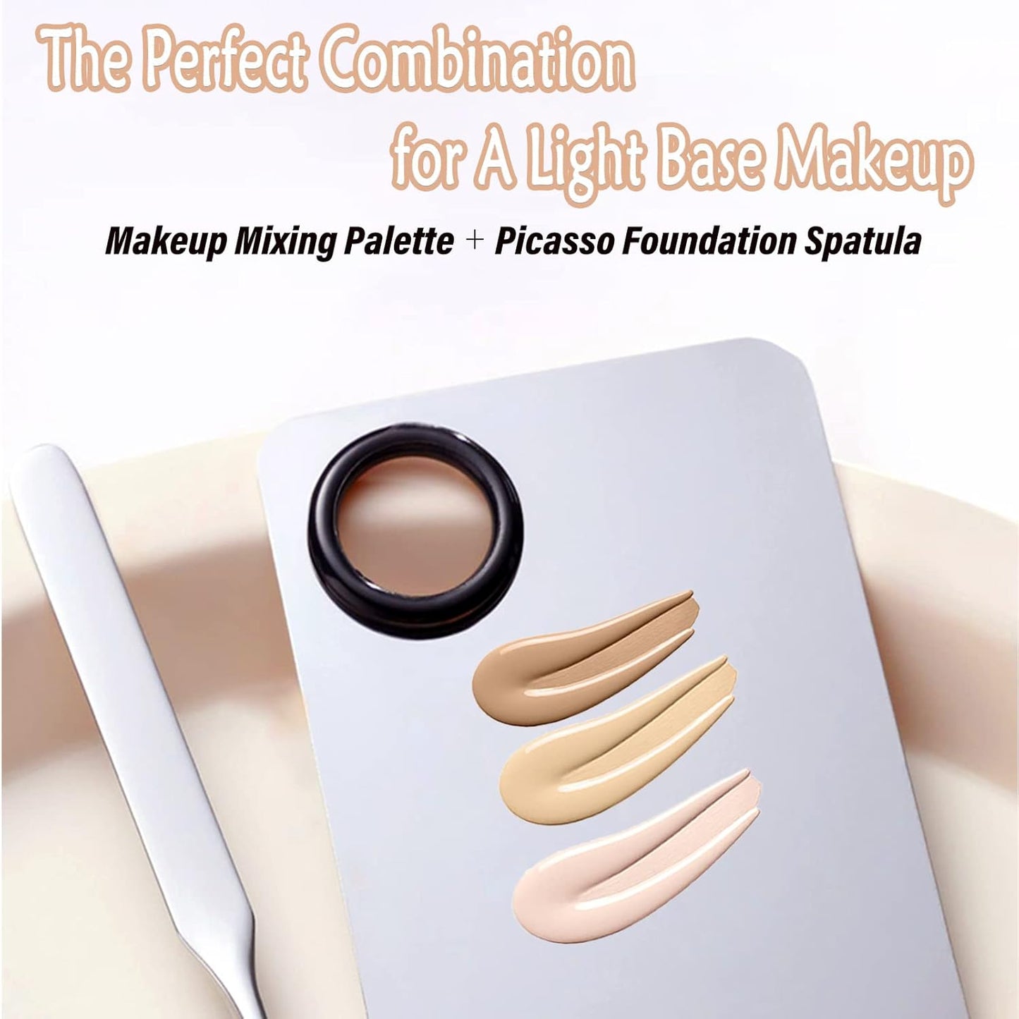 Korean Makeup Spatula - Professional Foundation Mixing Tool | Rectangle Design