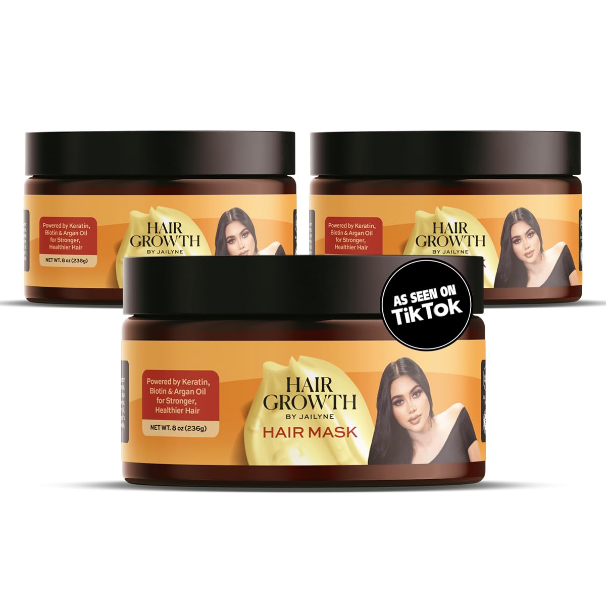 Hair Growth Repair Mask – Protein-Enriched Deep Conditioning Treatment for Damaged Hair | Sulfate-Free, Paraben-Free, Made in USA