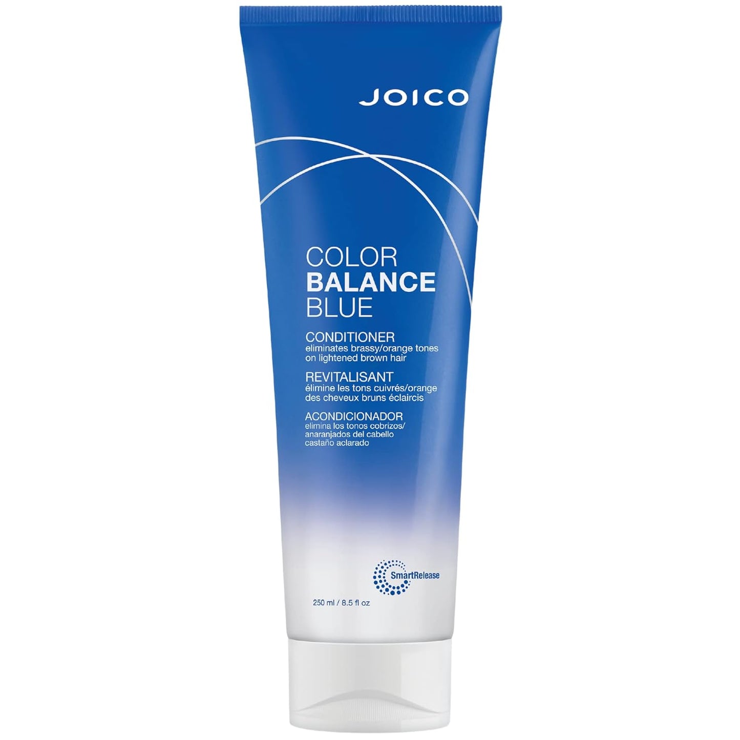 Joico Color Balance Blue Conditioner - Eliminate Brassy Orange Tones | Boost Shine & Vibrancy | UV Protection with Rosehip Oil & Green Tea Extract