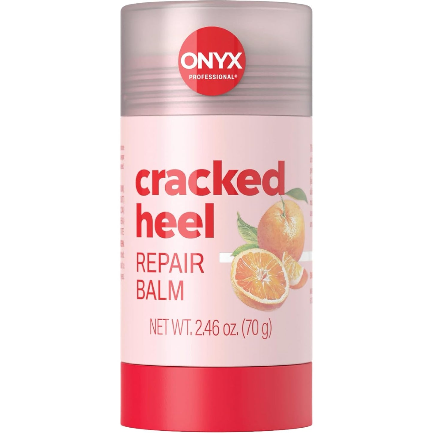 Onyx Cracked Heel Repair Balm Stick - Moisturizing Treatment for Dry Feet | Citrus Scent, 2-Pack