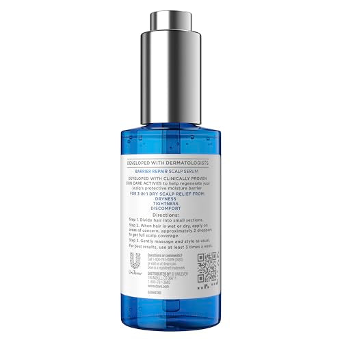 Dove Derma Scalp Dandruff Relief Serum 2oz | Hydrating 3-in-1 Treatment