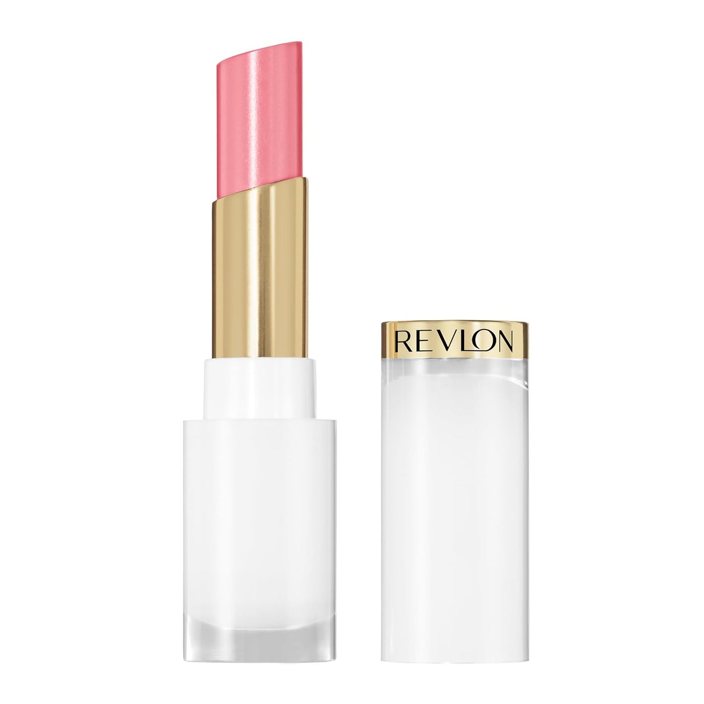 Revlon Super Lustrous Glass Shine Balm - Hydrating Tinted Lip Balm with Hyaluronic Acid | 001 Sparkling Quartz, 0.11 oz