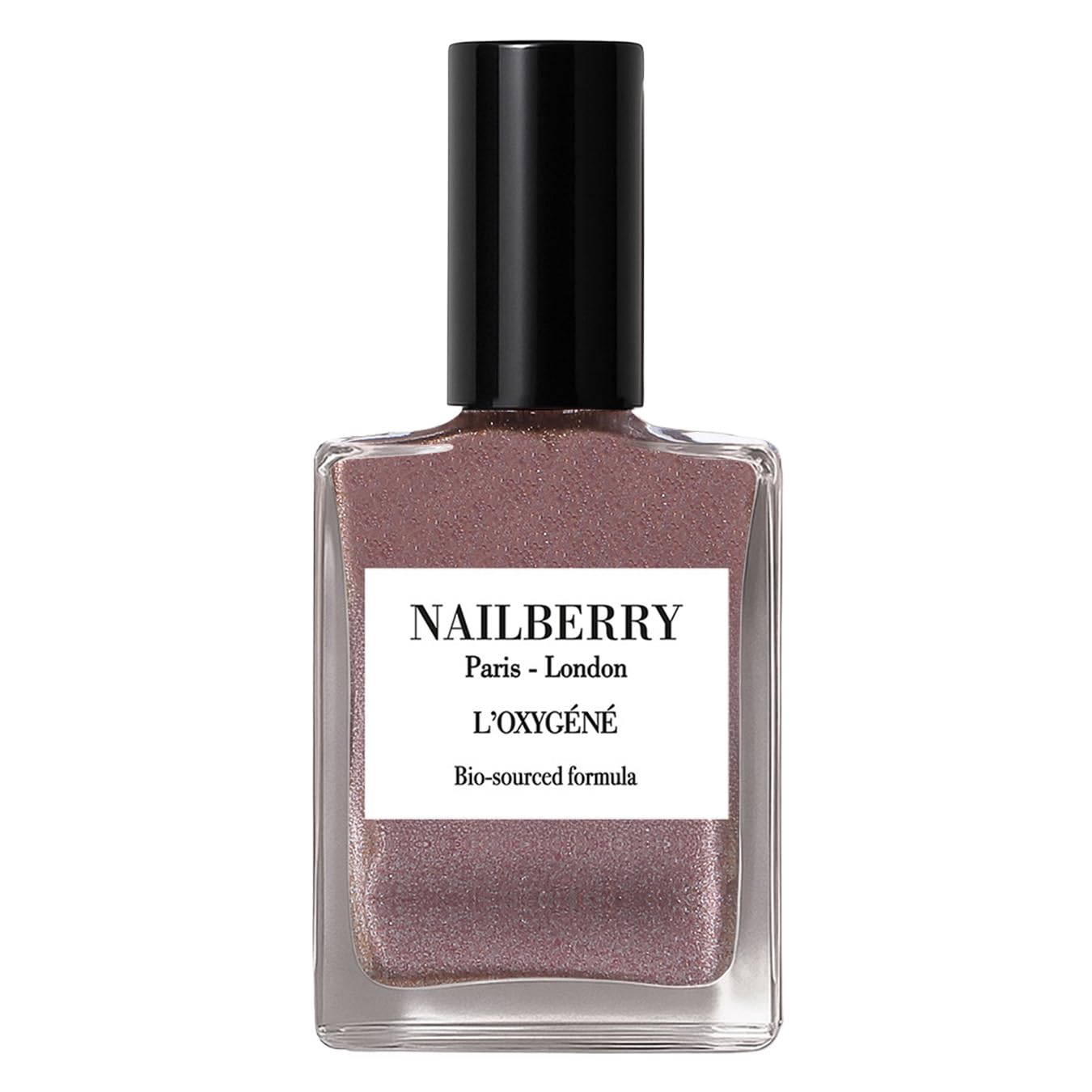 Oxygenated Nail Lacquer - Rose Blossom Pastel Pink | 12-Free Vegan Nail Polish | UV Protected Long-Wear | 15 ml