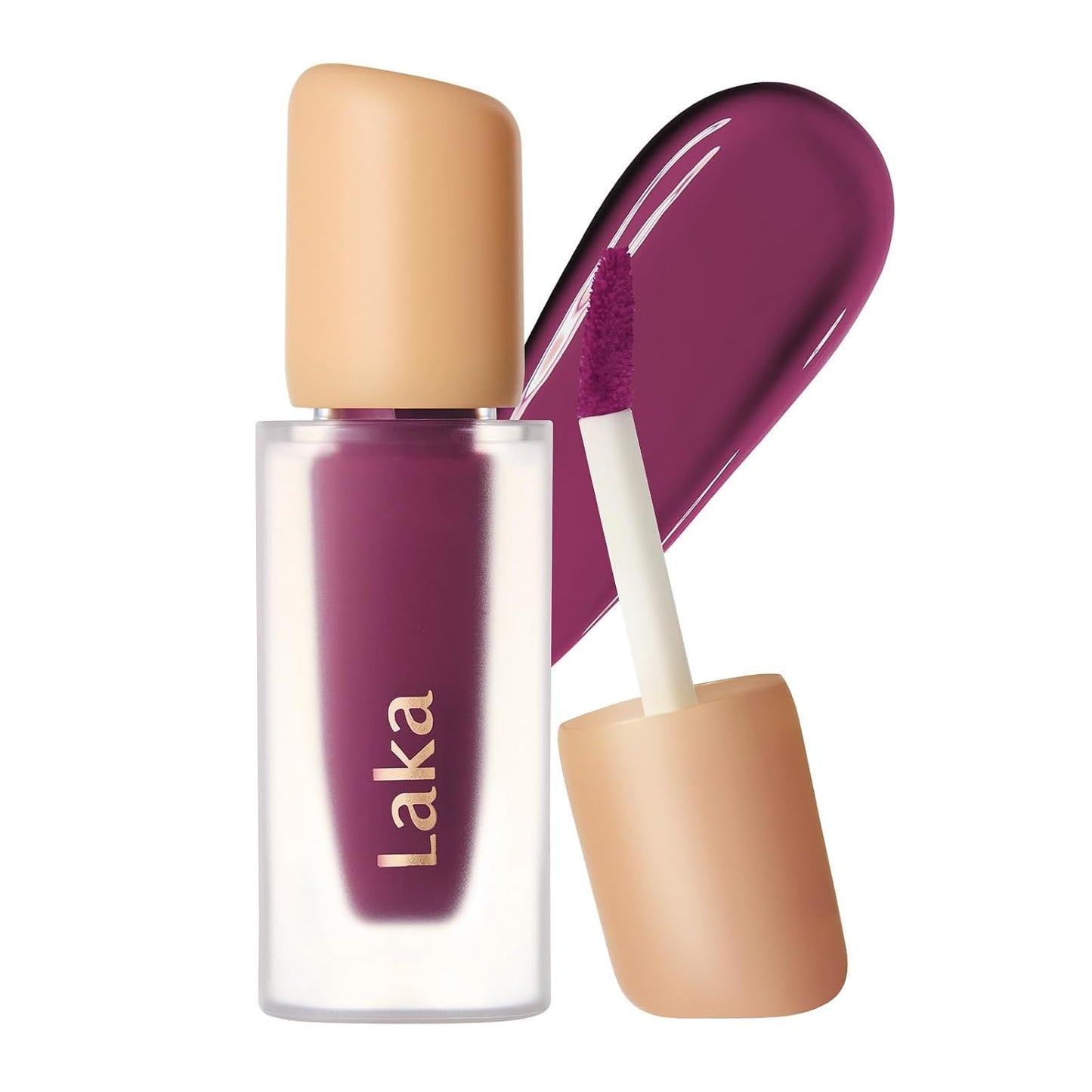 Fruity Glam Tint Lip Stain - Hydrating, Lightweight, Buildable Color | K-Beauty #101 Joyful, 4.5g/0.15oz