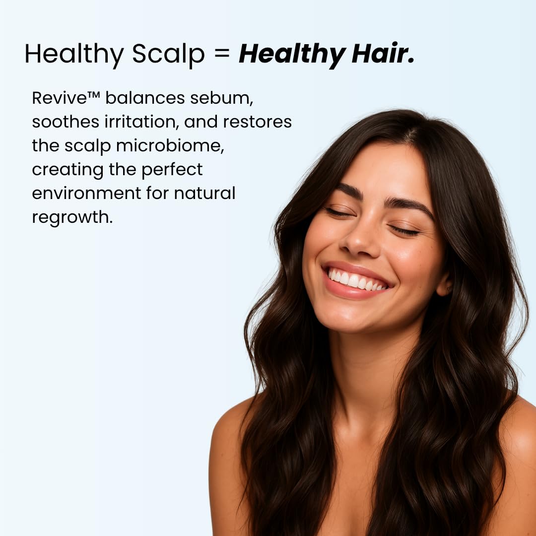 Revive Hair Strengthening Shampoo - Biotin & Caffeine Formula for Thicker, Fuller Hair | Sulfate-Free, 250ml