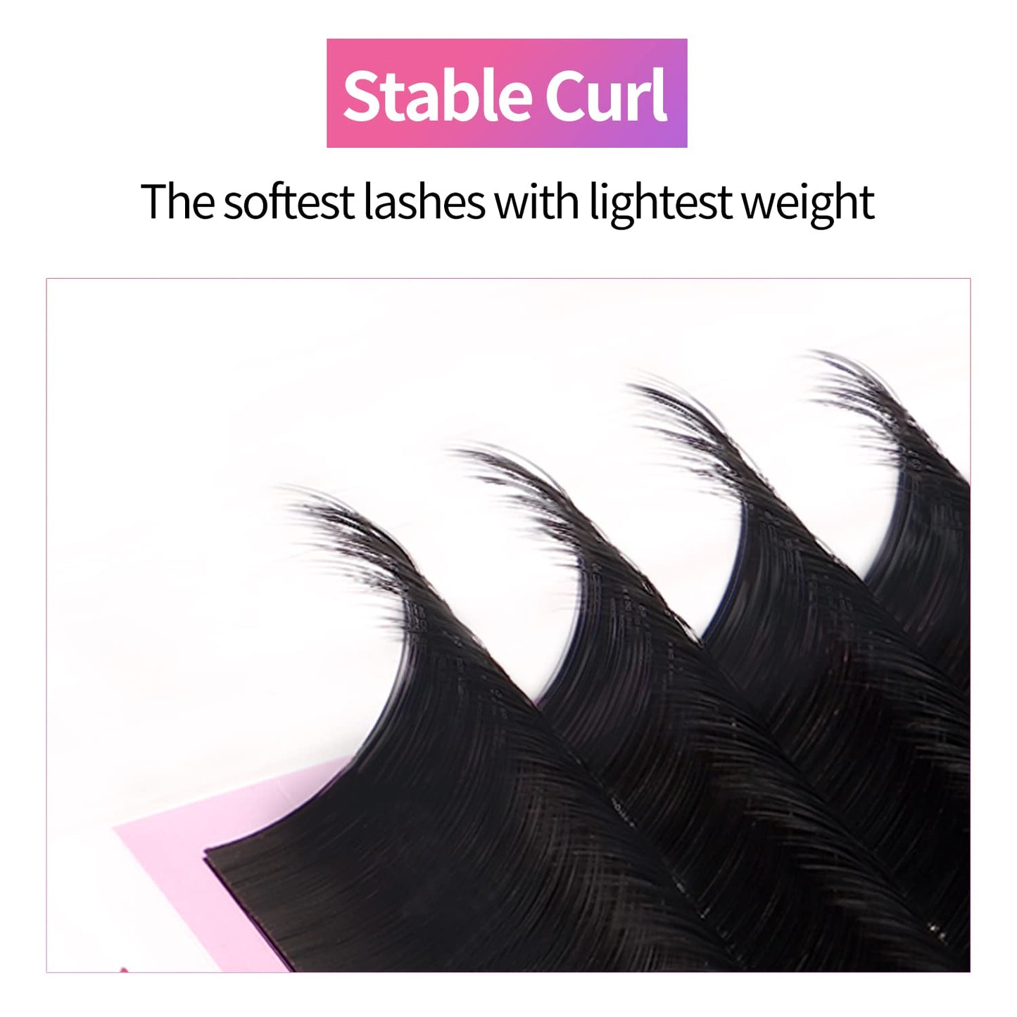 VEYES INC Classic Volume Lash Extensions 0.03-0.20 J/B/L/C/CC/D/DD Curl 5-25mm Mixed & Single Length Tray, Premium Silk Eyelashes, Professional Supplies for Lash Techs(Matte Black 0.05 J 8-16mm)