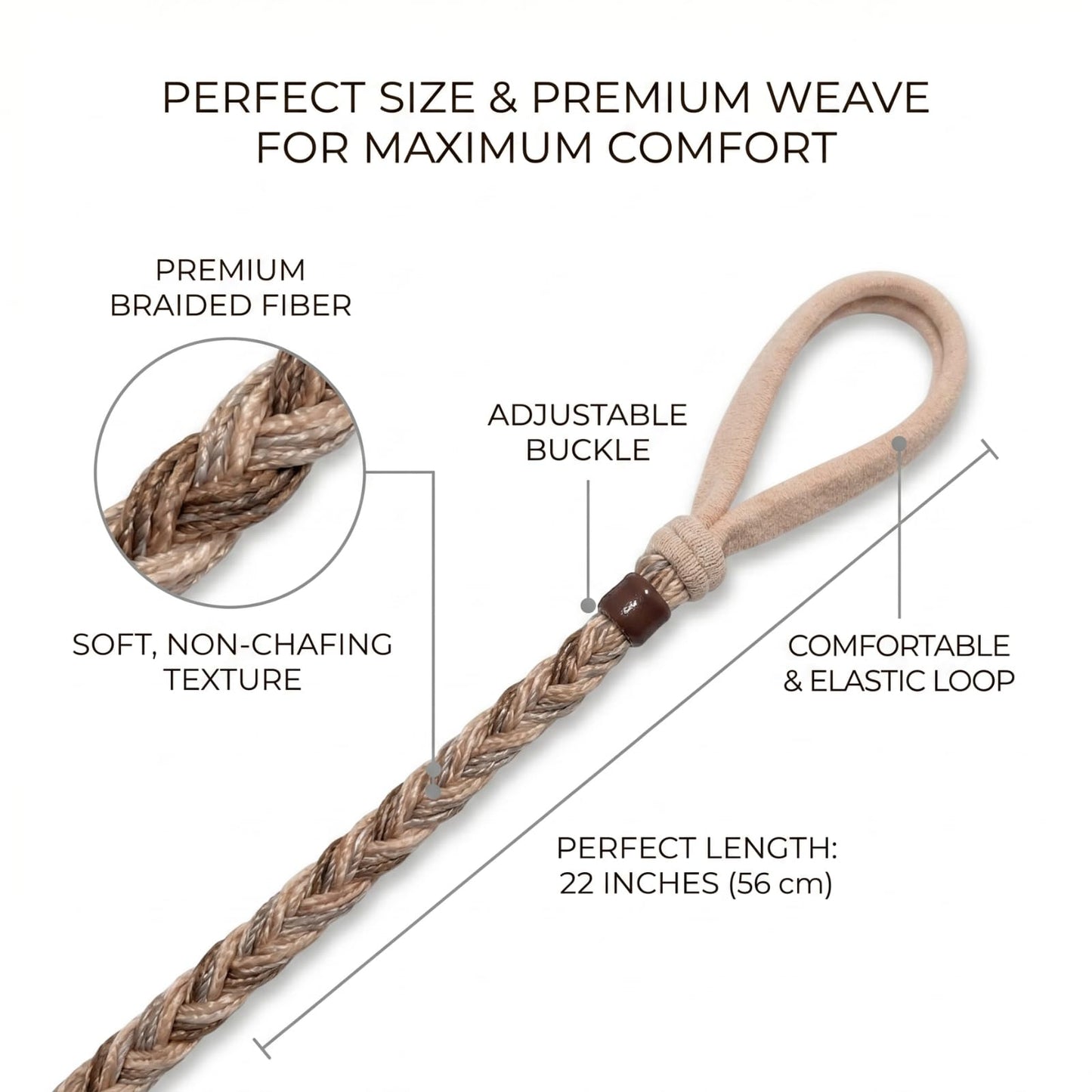 4 Pcs Spiral Braided Hair Ties for Sports,No Damage,Hair Bands for Gym, Yoga,Beach Activities,Non-Slip Elastic Ponytail Holders for Women Girls,17''